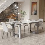 LUXORA DT1218 Dining Table 140/160/180cm Length Sintered Stone Tabletop