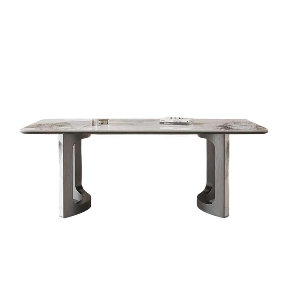 LUXORA DT1218 Dining Table 140/160/180cm Length Sintered Stone Tabletop