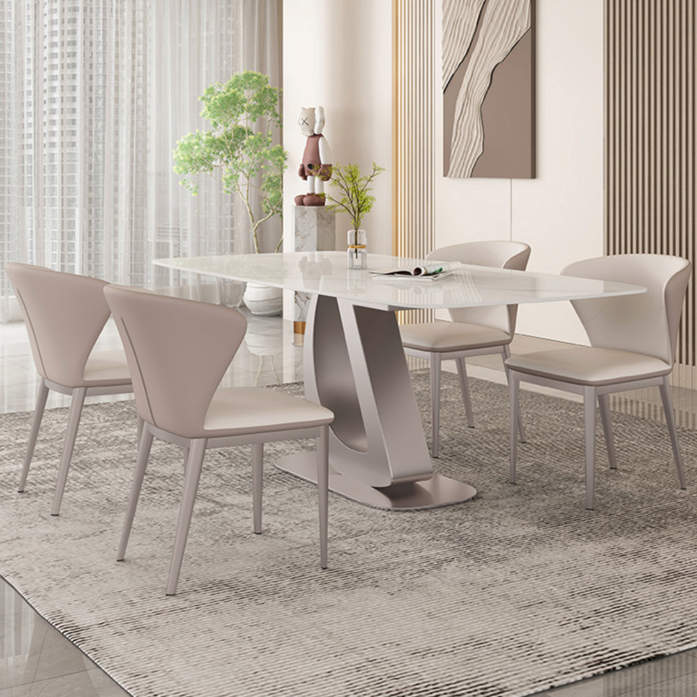 LUXORA DT1221 Sintered Length Table Dining 1140/160/180cm Stone Tabletop