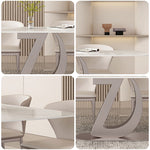 LUXORA DT1221 Sintered Length Table Dining 1140/160/180cm Stone Tabletop