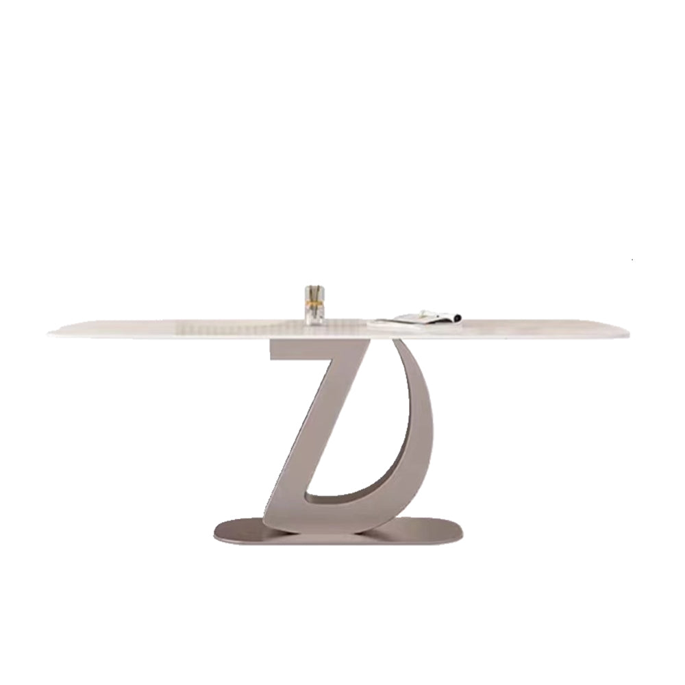 LUXORA DT1221 Sintered Length Table Dining 1140/160/180cm Stone Tabletop