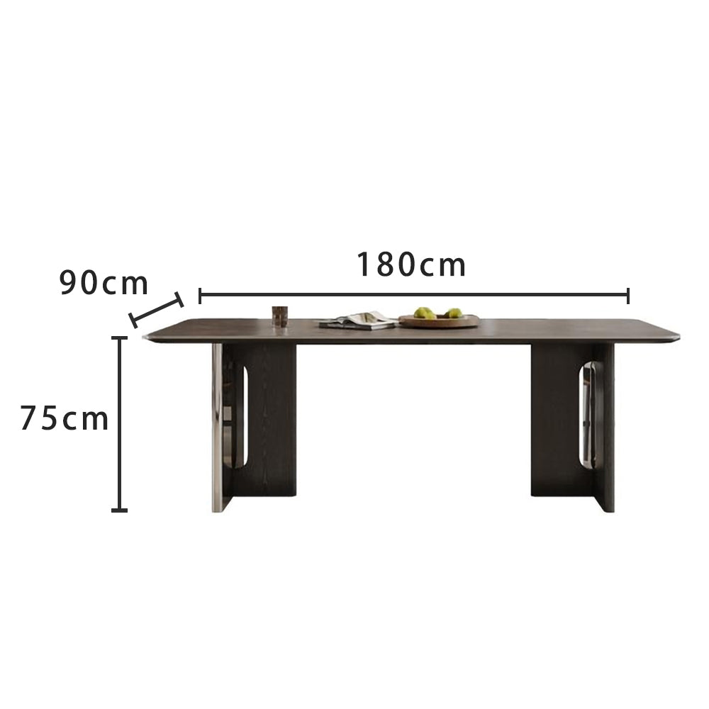 LIVARA DT1237 Style Light Luxury Sintered Dining Stone 140-160-180cm Table