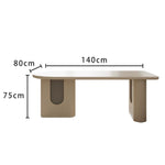 LUXORA DT1272 Sintered Stone Minimalist Dining 140-160-180cm Style Table
