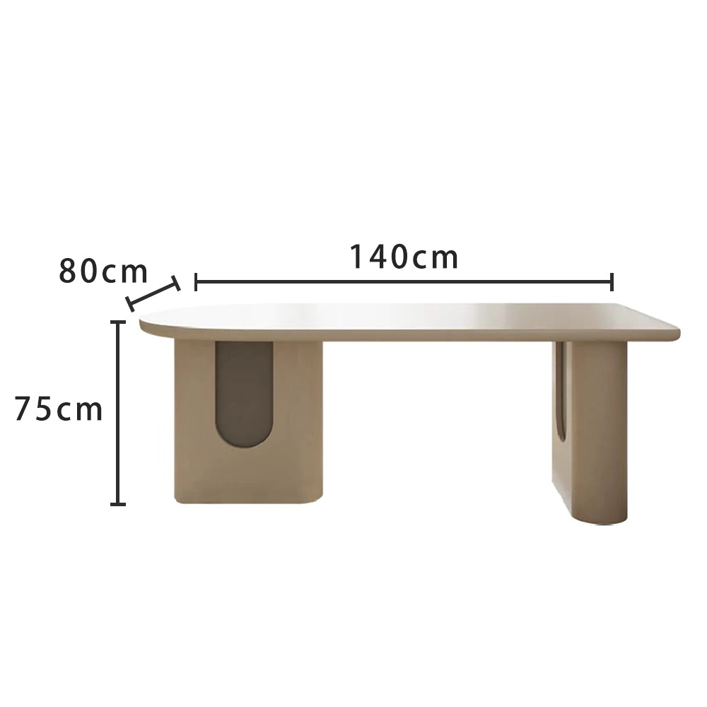 LUXORA DT1272 Sintered Stone Minimalist Dining 140-160-180cm Style Table