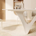 LUXORA DT1273 Minimalist Stone Sintered Style 140-160-180cm Dining Table