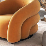LIVARA EC1010 Leisure Stainless Rainbow Chair Imported Velvet Steel Pine Chair