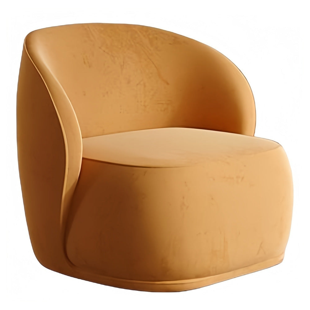 LIVARA EC1023 Frame High-Density Solid Board Shaped Sponge Wood Leisure Chair