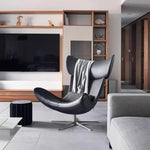 LIVARA EC1025 High-Density Alloy Aluminum Legs Sponge Swivel Chair