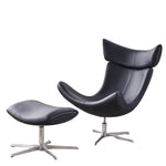 LIVARA EC1025 High-Density Alloy Aluminum Legs Sponge Swivel Chair
