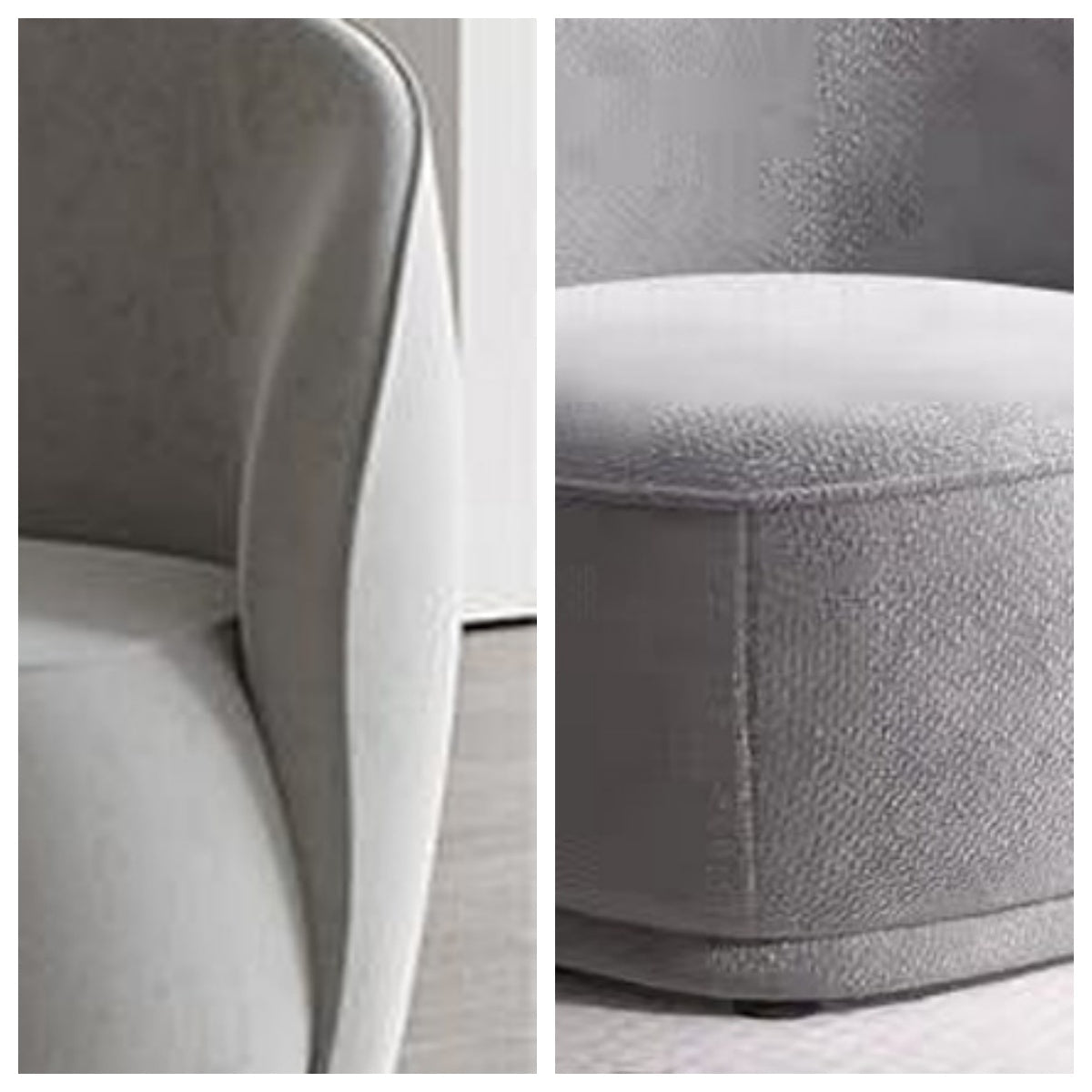 LIVARA EC1023 Frame High-Density Solid Board Shaped Sponge Wood Leisure Chair