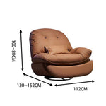 LUXORA EC1026 Sponge High-Density Holder Phone Reclining Electric Leisure Chair