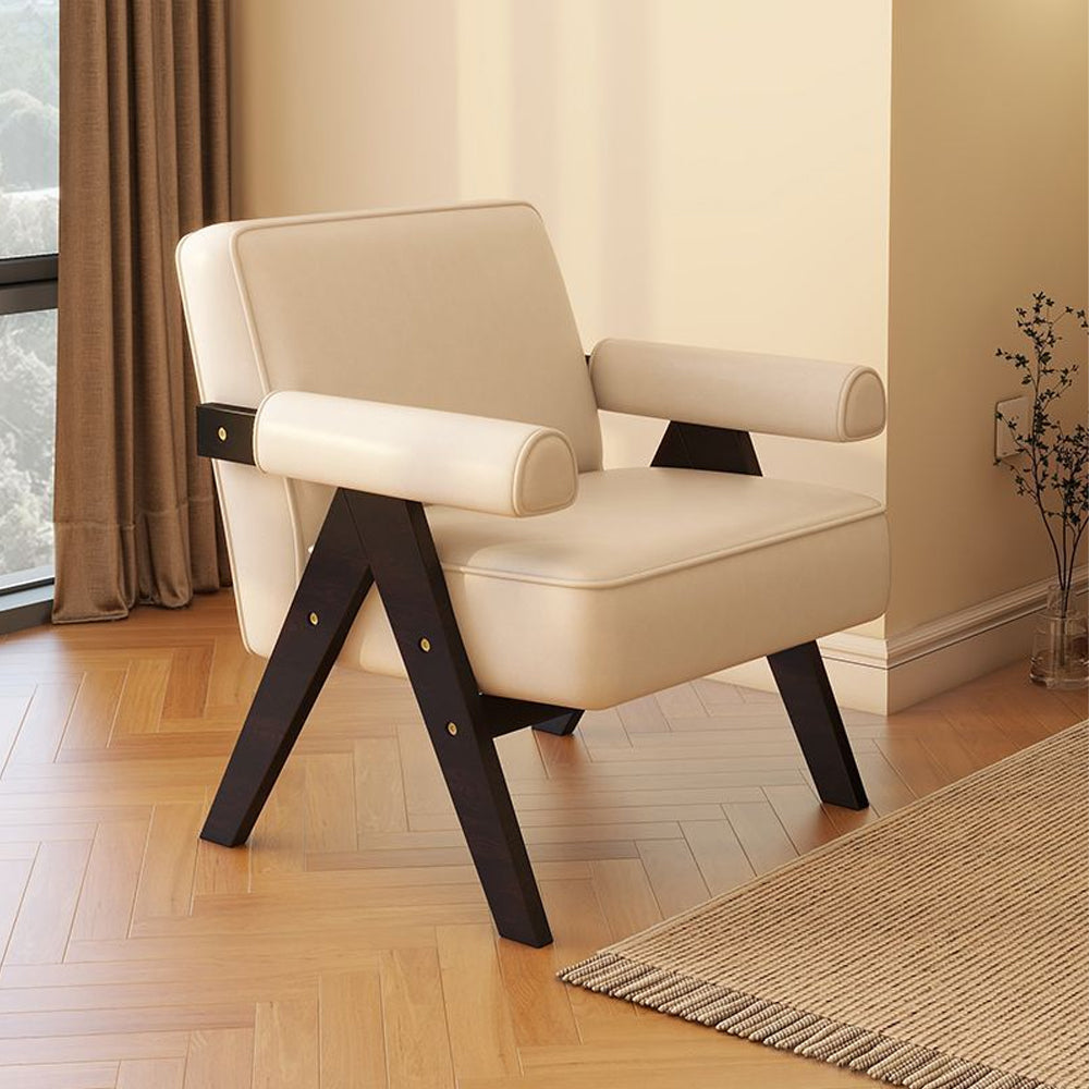LIVARA EC1027 Wood Leisure Frame Solid Chair
