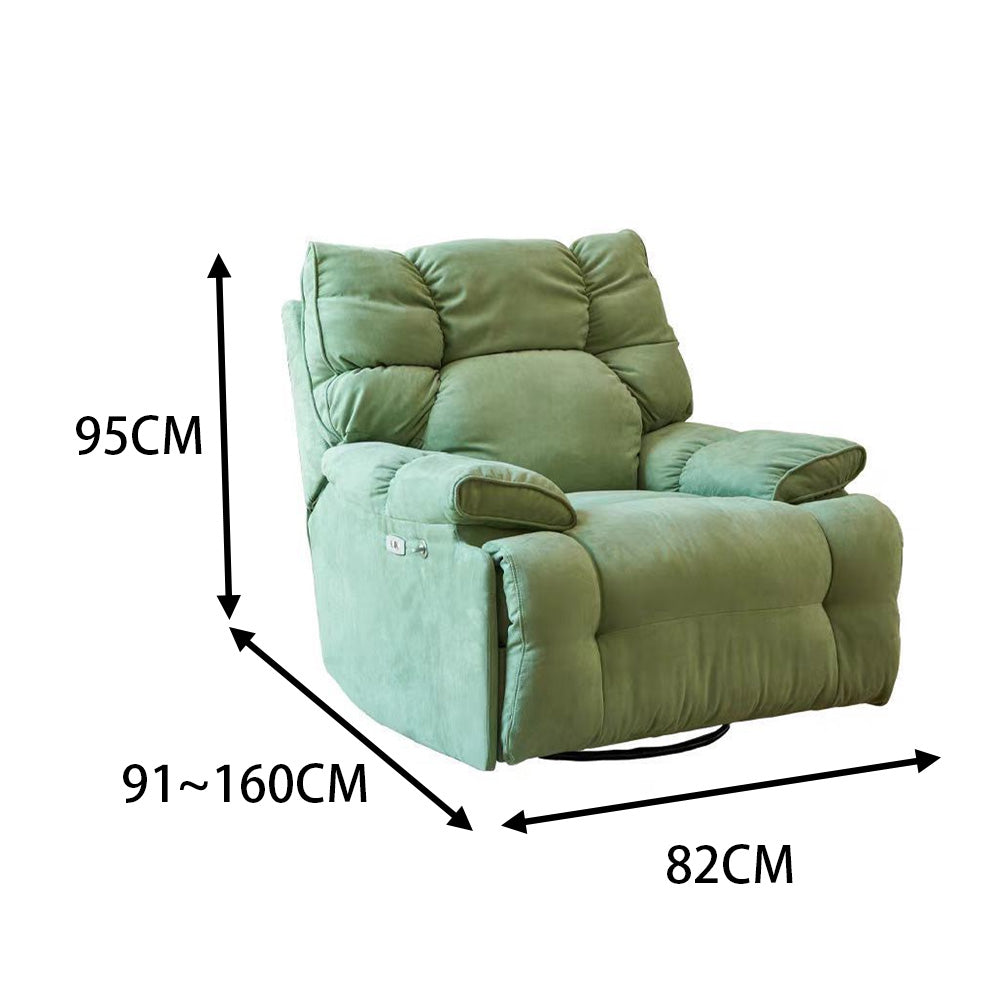 LIVARA EC1028 Phone Fabric Holder Electric Leisure Matte Reclining Chair