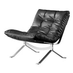 LIVARA EC1029 Steel Down Fiber Stainless Leather Feather Leisure Ultra Chair
