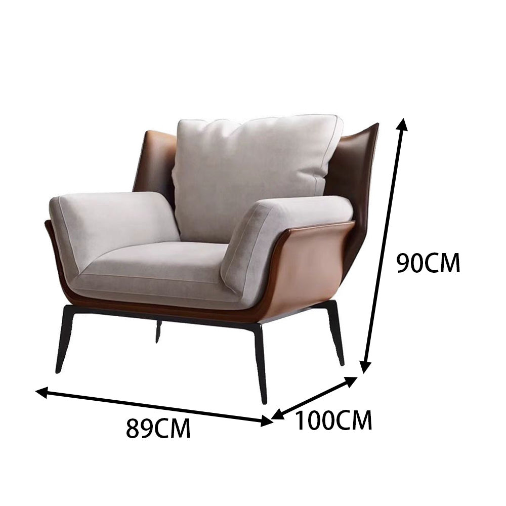 LIVARA EC1032 Cotton Leisure Molded Morden Minimalist Chair