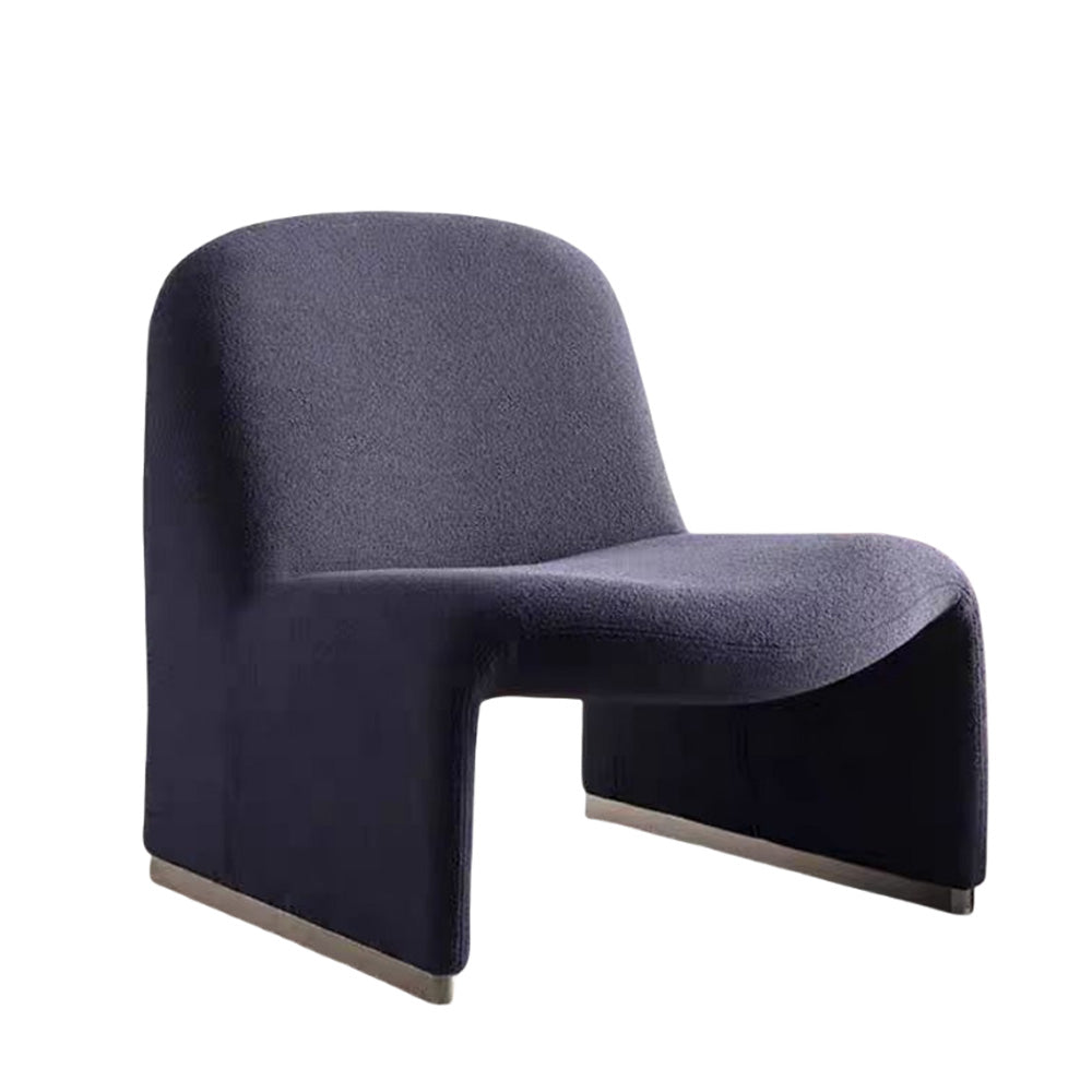 LIVARA FC1033 Leisure Velvet Design Creamy Hill Fashion Chair