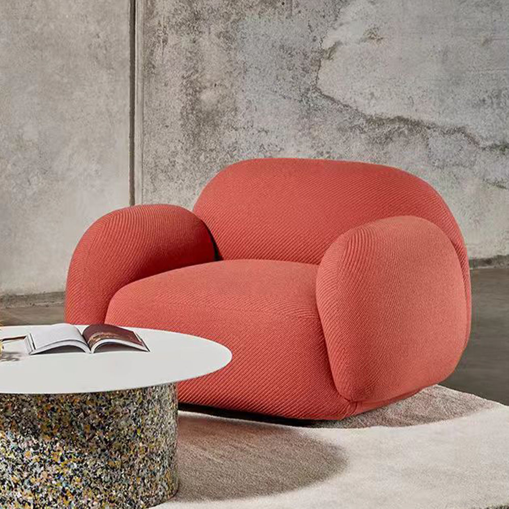 LIVARA EC1039 High-Resilience Frame Foam Wooden Leisure Chair