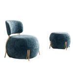 LIVARA EC1045 Iron Foam Frame Filling Leisure Chair