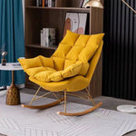 LIVARA EC1047 Foam Frame High-Resilience Leisure Wooden Chair