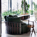 LUXORA EC1050 Foam Bentwood Frame Wooden Leisure High-Resilience Chair