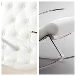 LIVARA EC1052 Steel Foam Rocking Stainless Bentwood High-Density Chair