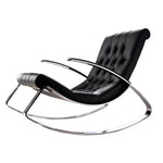 LIVARA EC1052 Steel Foam Rocking Stainless Bentwood High-Density Chair