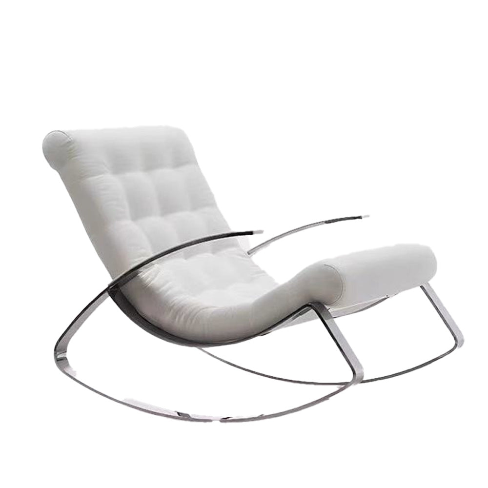 LIVARA EC1052 Steel Foam Rocking Stainless Bentwood High-Density Chair