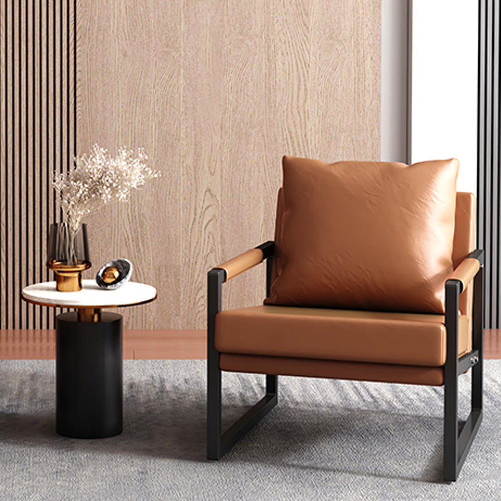 LIVARA EC1056 Frame, with and Eucalyptus High-Density Foam, Chair Leisure Black Frame Legs