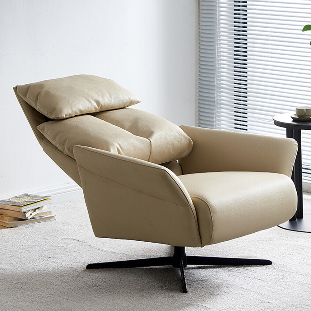 LIVARA EC1058 Down and Feather, Foam, Rotating with Iron Frame, Chair Microfiber