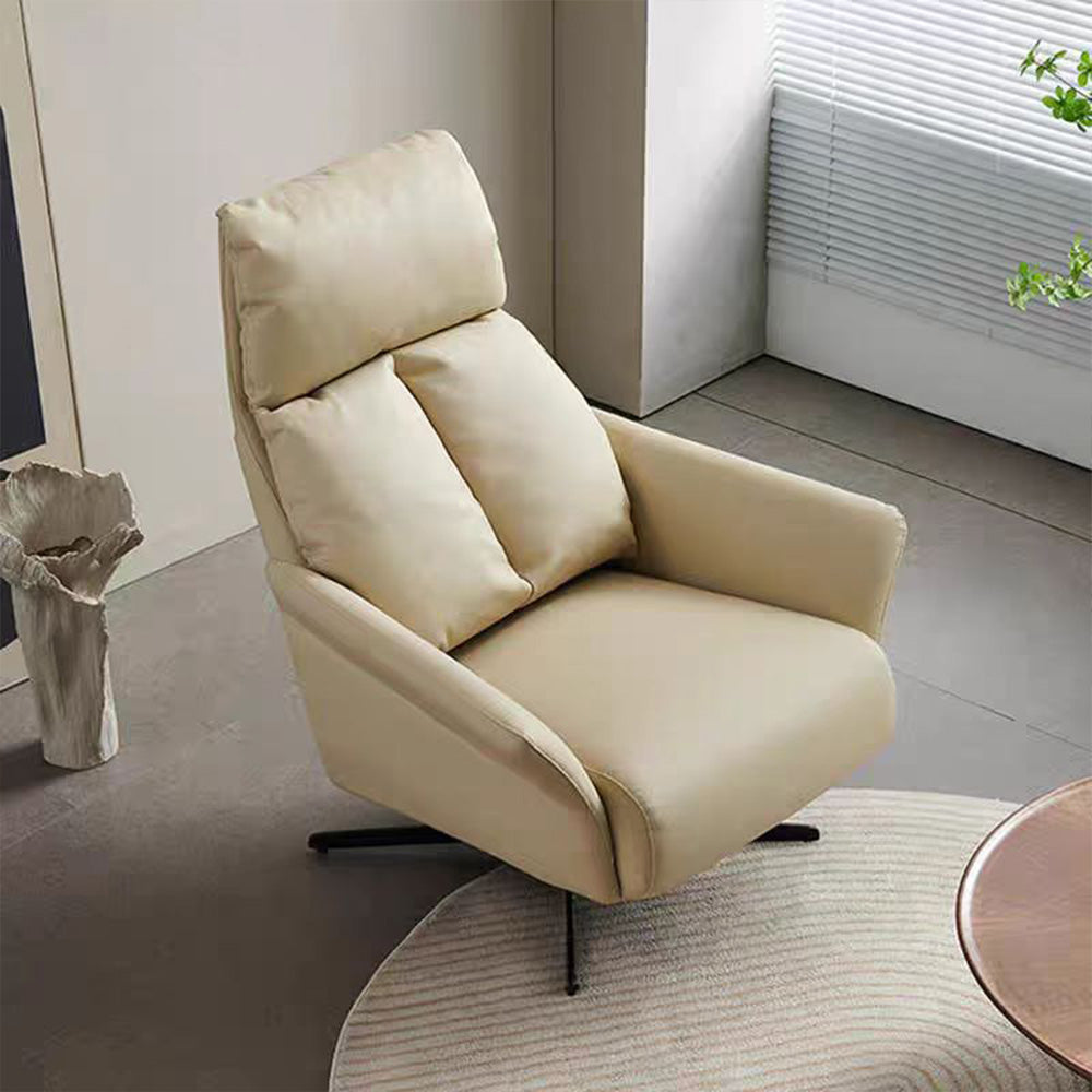 LIVARA EC1058 Down and Feather, Foam, Rotating with Iron Frame, Chair Microfiber