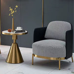 LIVARA EC1059 Curved and with Foam Leisure Eucalyptus High-Density Wood Frame Chair