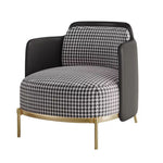 LIVARA EC1059 Curved and with Foam Leisure Eucalyptus High-Density Wood Frame Chair