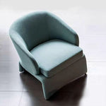 LIVARA EC1060 Chair Foam Eucalyptus with Wood and High-Density Frame Leisure Ottoman