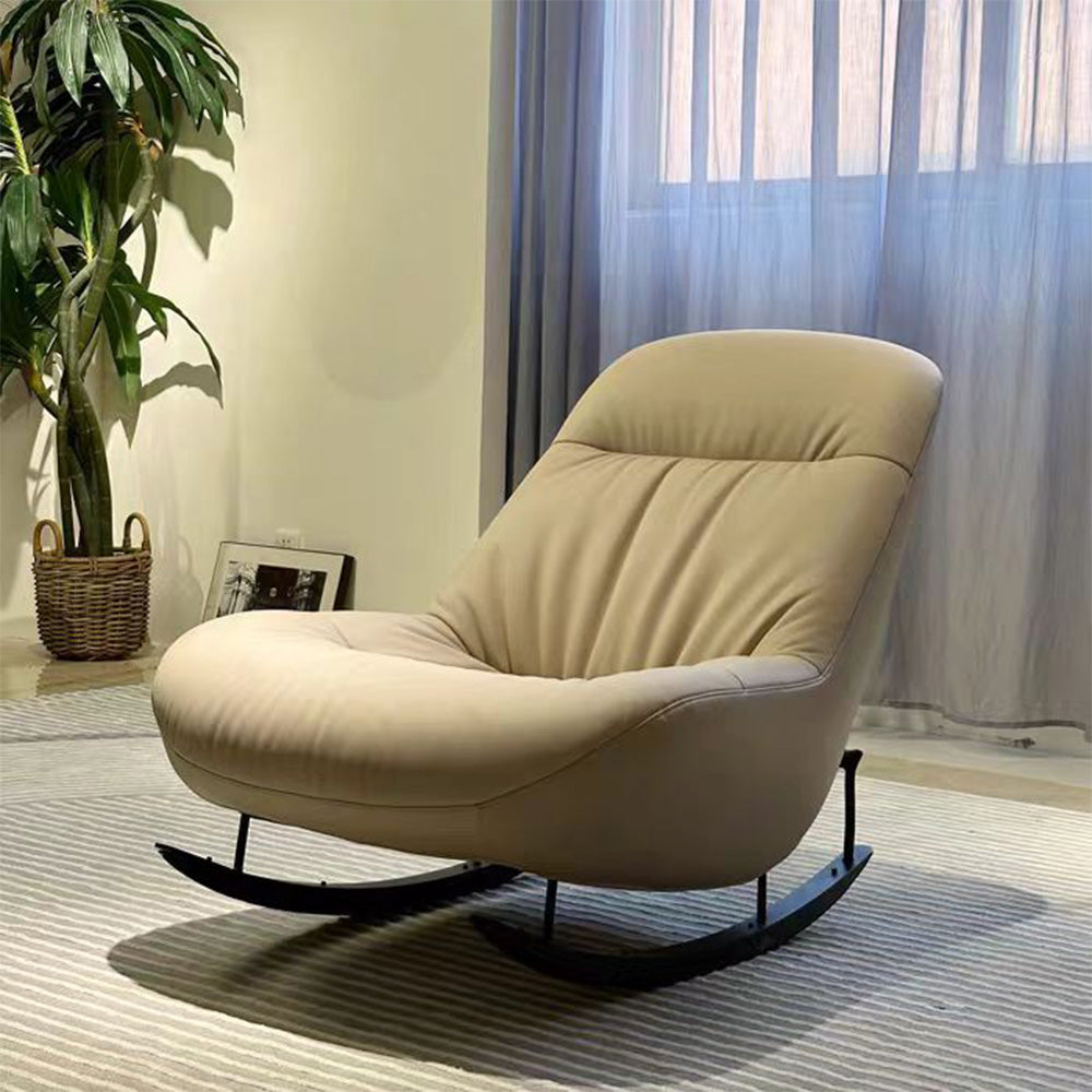 LIVARA EC1061 Rocking Legs High-Density and Leisure with Foam Wooden Frame Chair