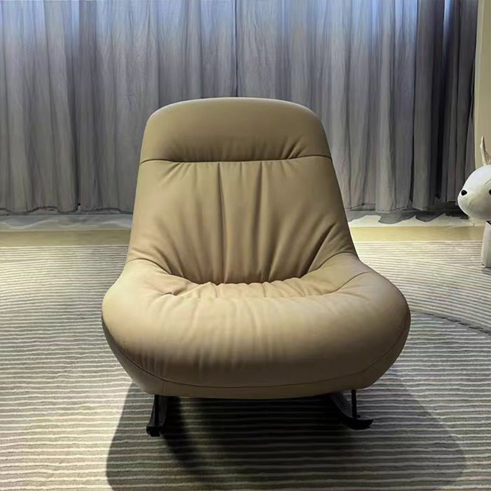LIVARA EC1061 Rocking Legs High-Density and Leisure with Foam Wooden Frame Chair