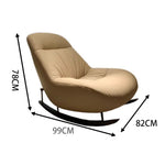 LIVARA EC1061 Rocking Legs High-Density and Leisure with Foam Wooden Frame Chair