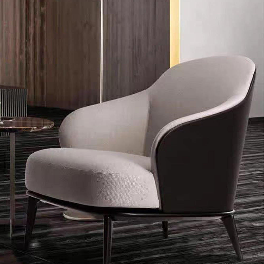 LIVARA EC1070 Wood Foam Black and with Leisure Eucalyptus High-Density Frame Legs Wooden Chair