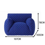 LIVARA EC1080 High Resilience Fabric with Foam 3D Leisure Chair