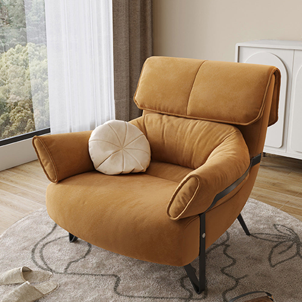 LIVARA EC1085 Steel Frame Solid and Carbon Wood Chair