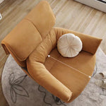 LIVARA EC1085 Steel Frame Solid and Carbon Wood Chair