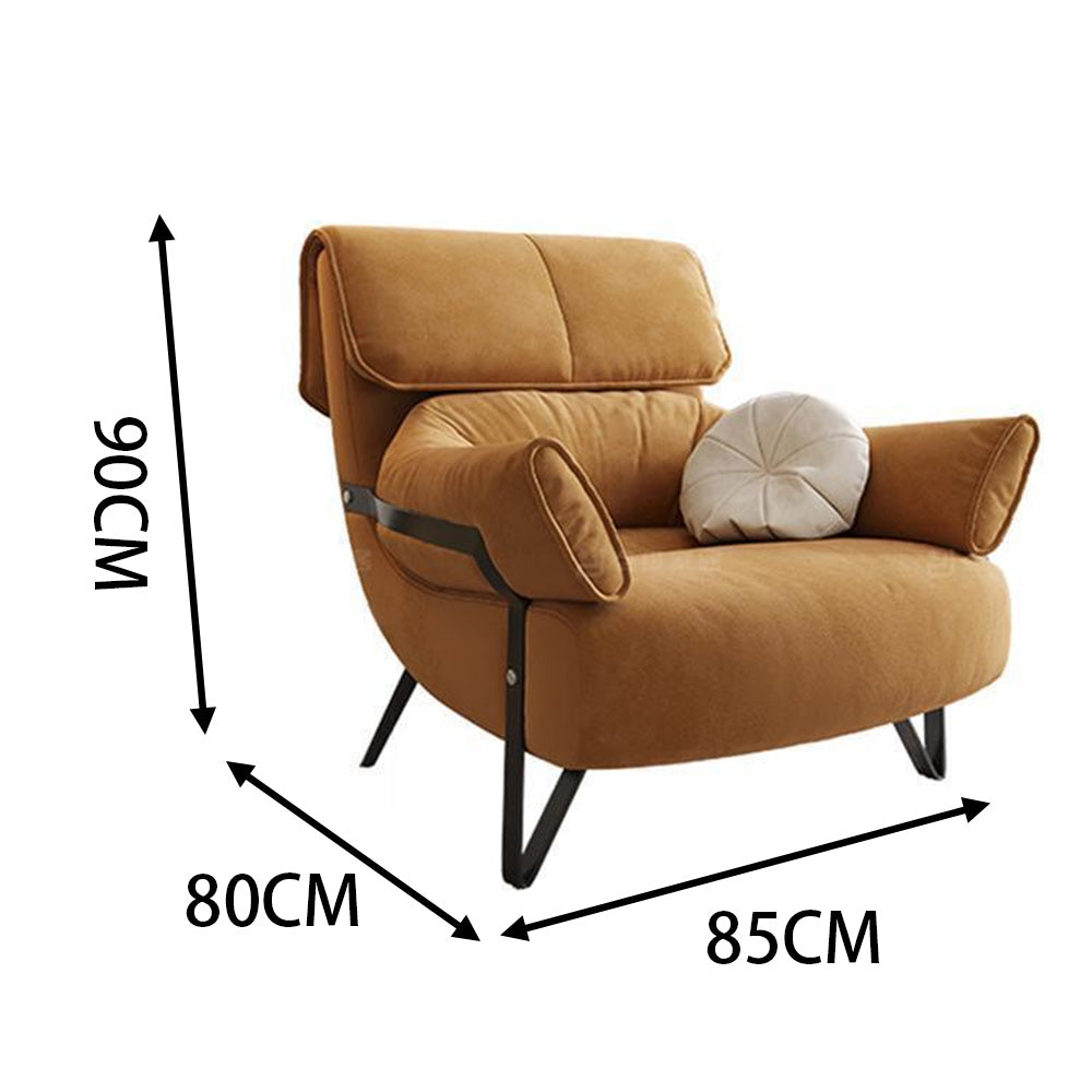 LIVARA EC1085 Steel Frame Solid and Carbon Wood Chair