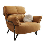 LIVARA EC1085 Steel Frame Solid and Carbon Wood Chair
