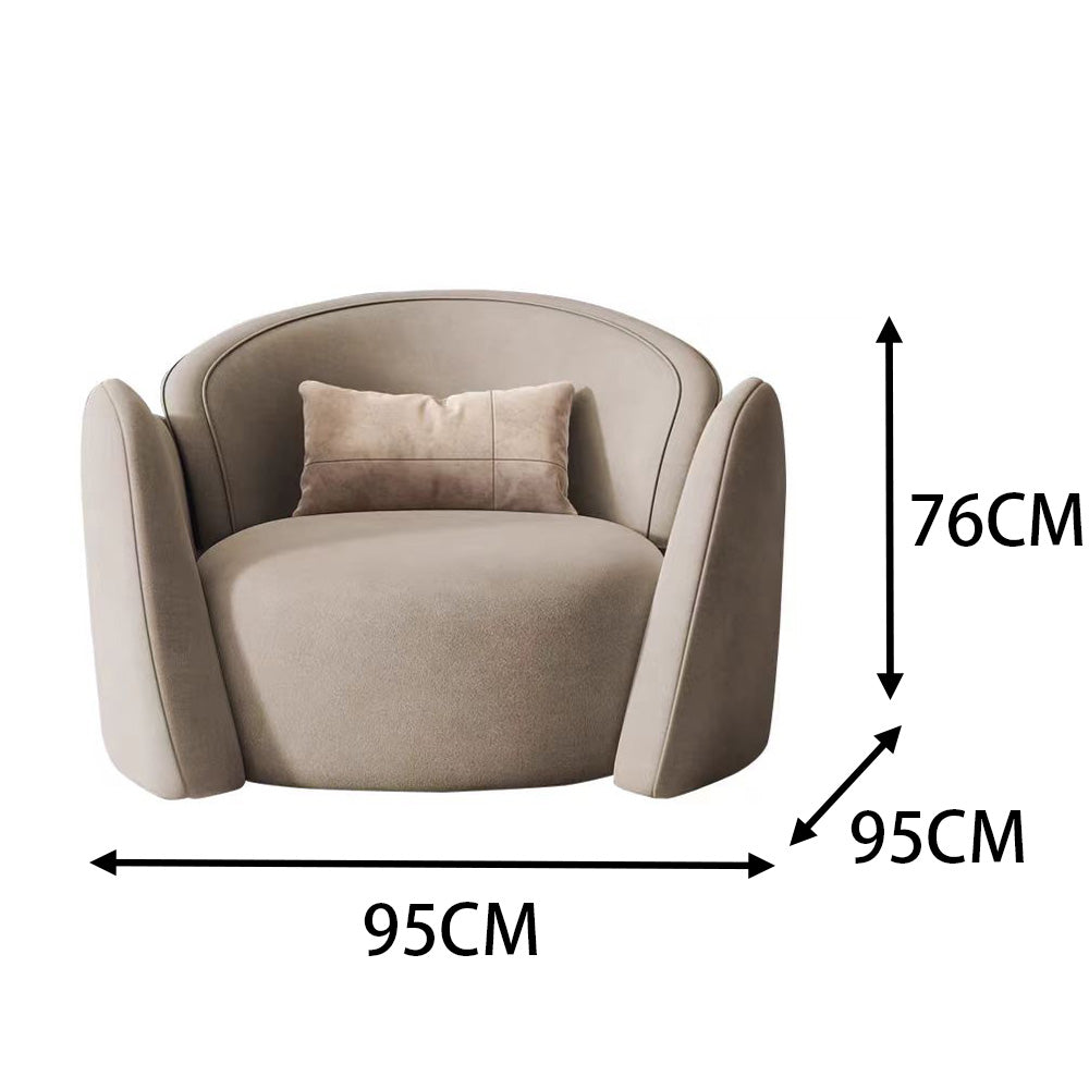 LIVARA EC1088 Leisure Wooden Frame Chair