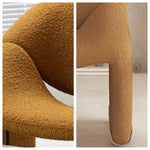 LIVARA EC1089 Leisure with Fleece Molded Chair Upholstered Teddy Cotton Chair