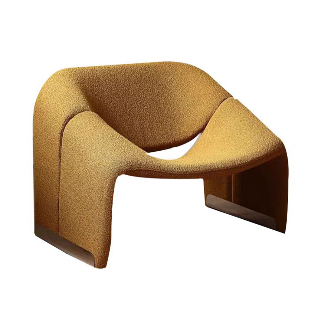 LIVARA EC1089 Leisure with Fleece Molded Chair Upholstered Teddy Cotton Chair