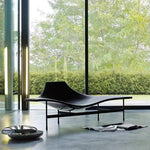 LUXORA EC1093 Ultra-Fiber Stainless High-End Fiberglass Leather Steel Leisure Chair