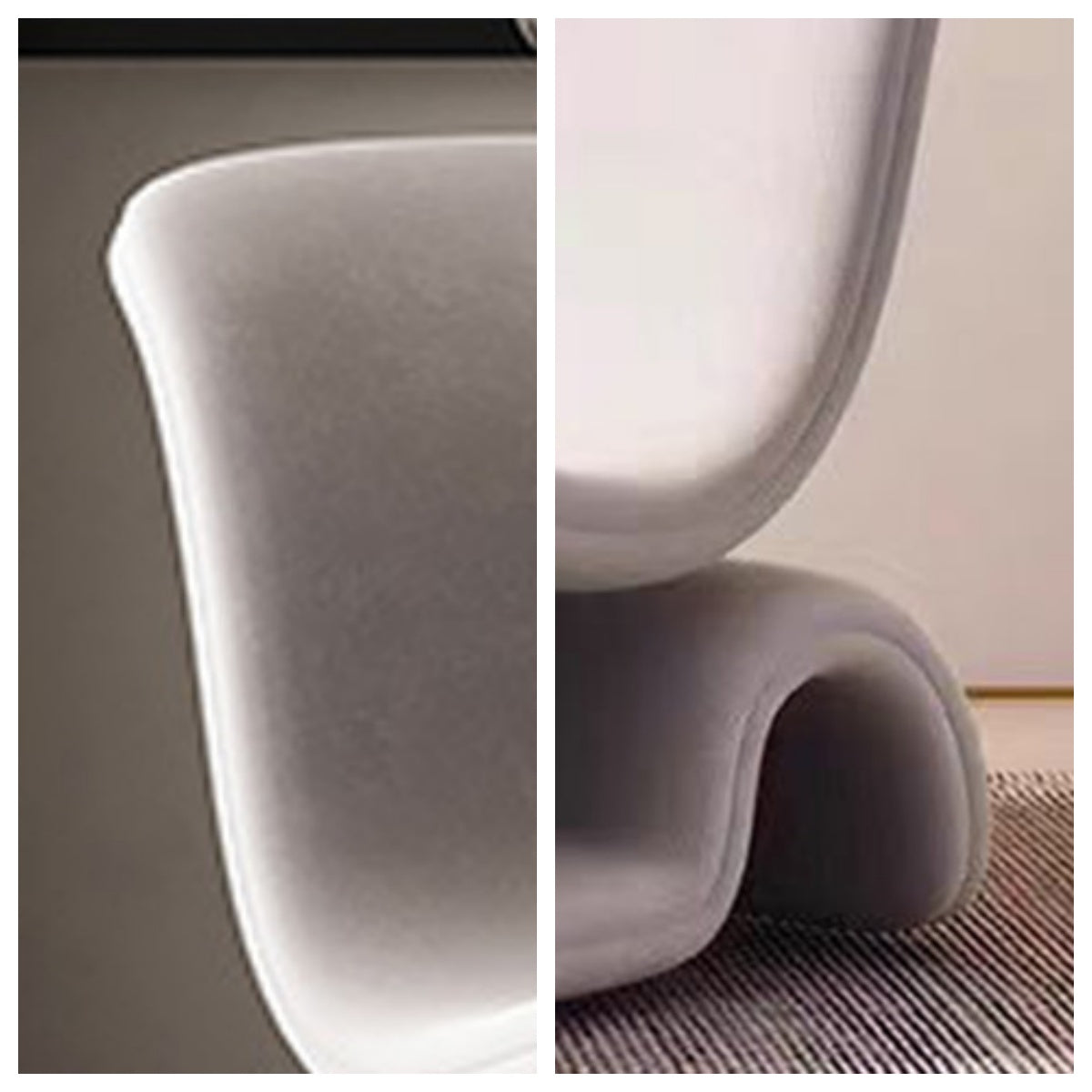 LIVARA EC1096 Minimalist Cozy Tech Metal Solid Wood Leisure Velvet Chair