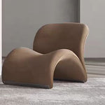 LIVARA EC1100 Stylish Leisure Design Metal Velvet Tech Chair