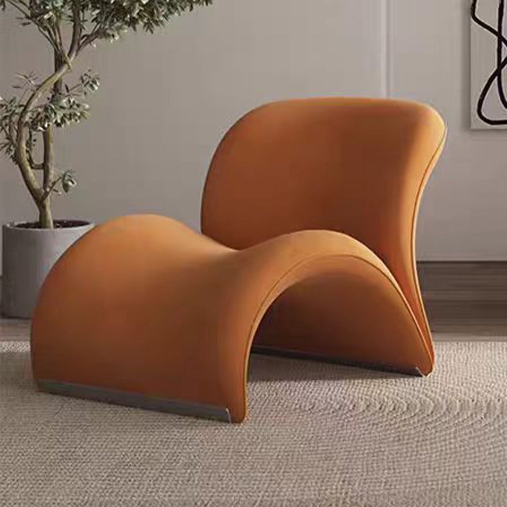 LIVARA EC1100 Stylish Leisure Design Metal Velvet Tech Chair