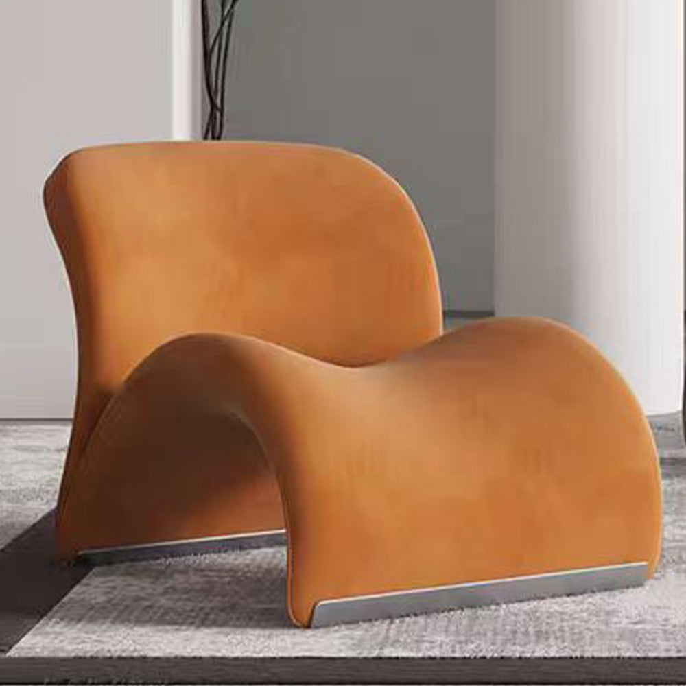 LIVARA EC1100 Stylish Leisure Design Metal Velvet Tech Chair